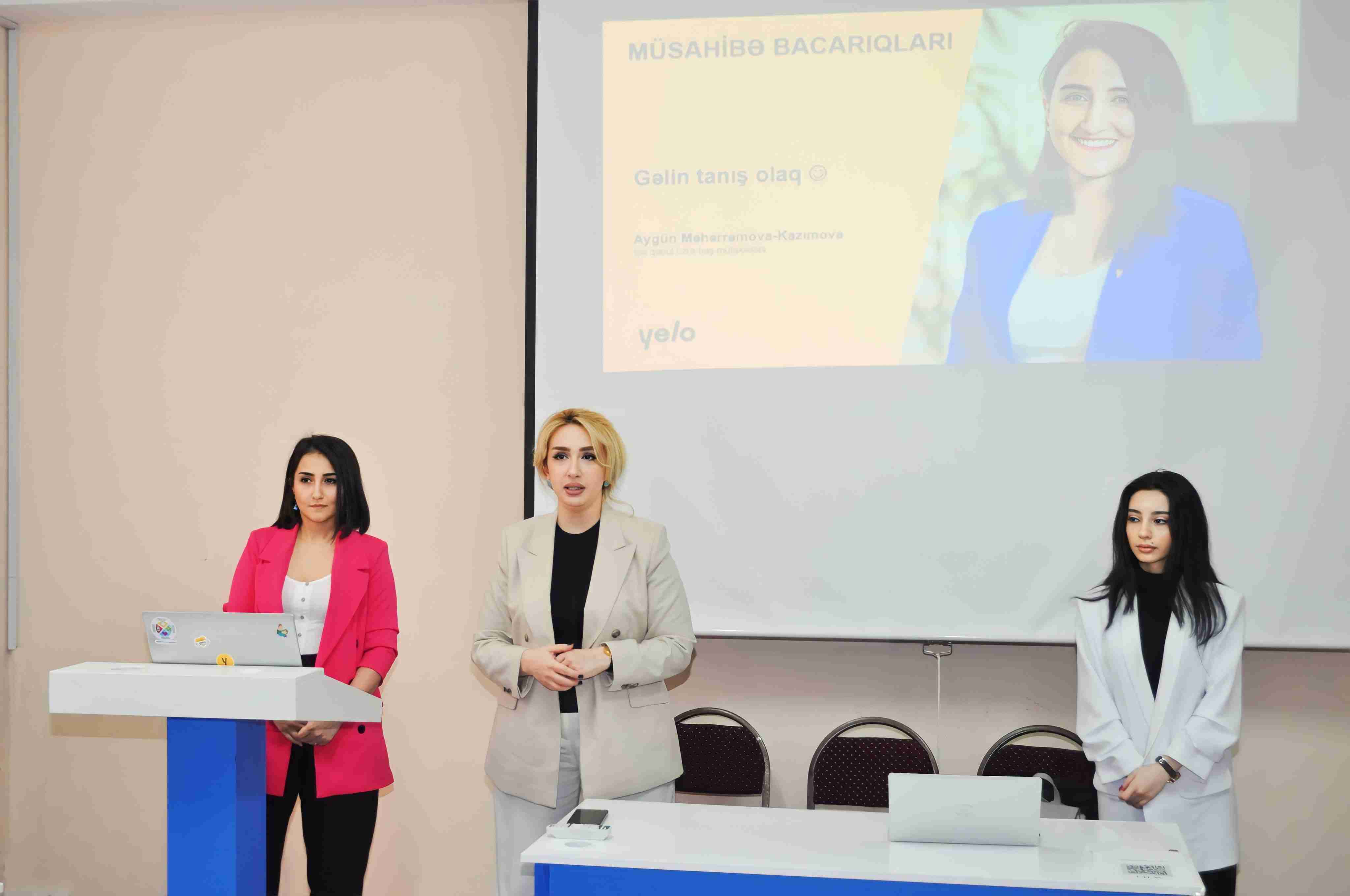 OYU-da tələbələr üçün Yelo Bankın seminarı təşkil olunmuşdur