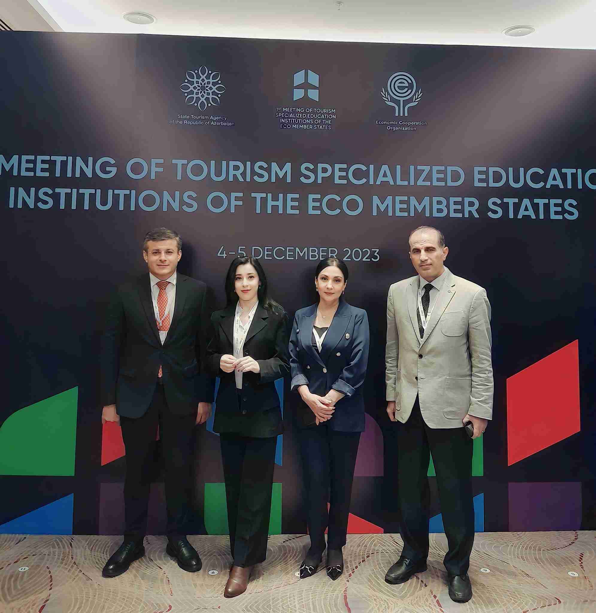 OYÜ çalışanları "EIÖ üyesi ülkelerin turizm alanında uzmanlaşmış eğitim kurumlarının ilk toplantısına" katıldı