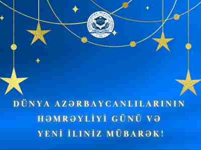 OYÜ ekibi adına Azerbaycan halkını 31 Aralık Dünya Azerbaycanlılarının Dayanışma Günü ve yaklaşan yeni yılını içtenlikle kutluyoruz!