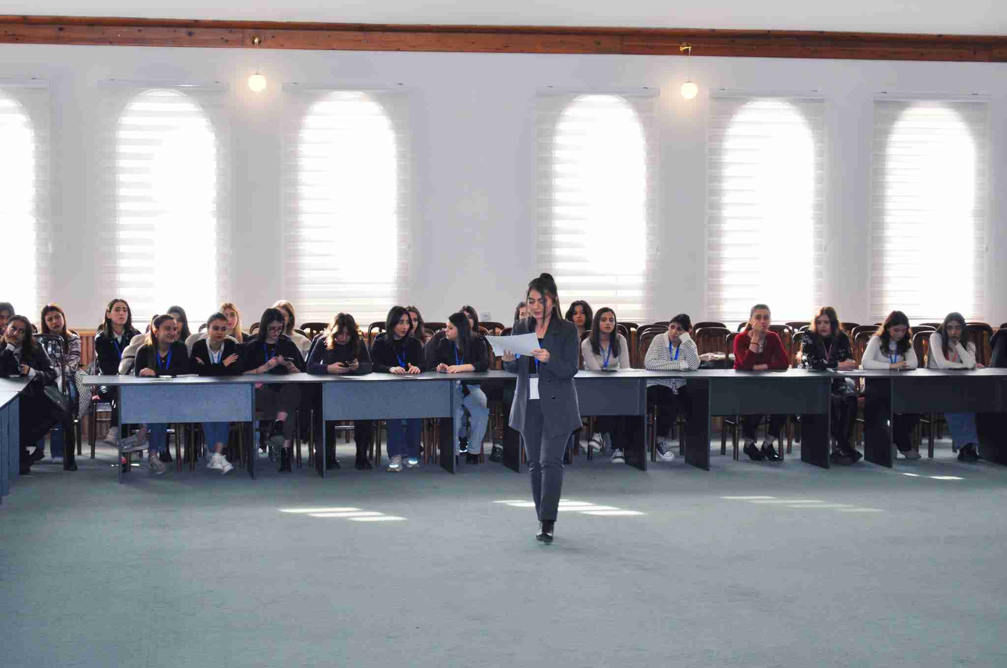 "Conversation Club" was organized for our students at Odlar Yurdu University