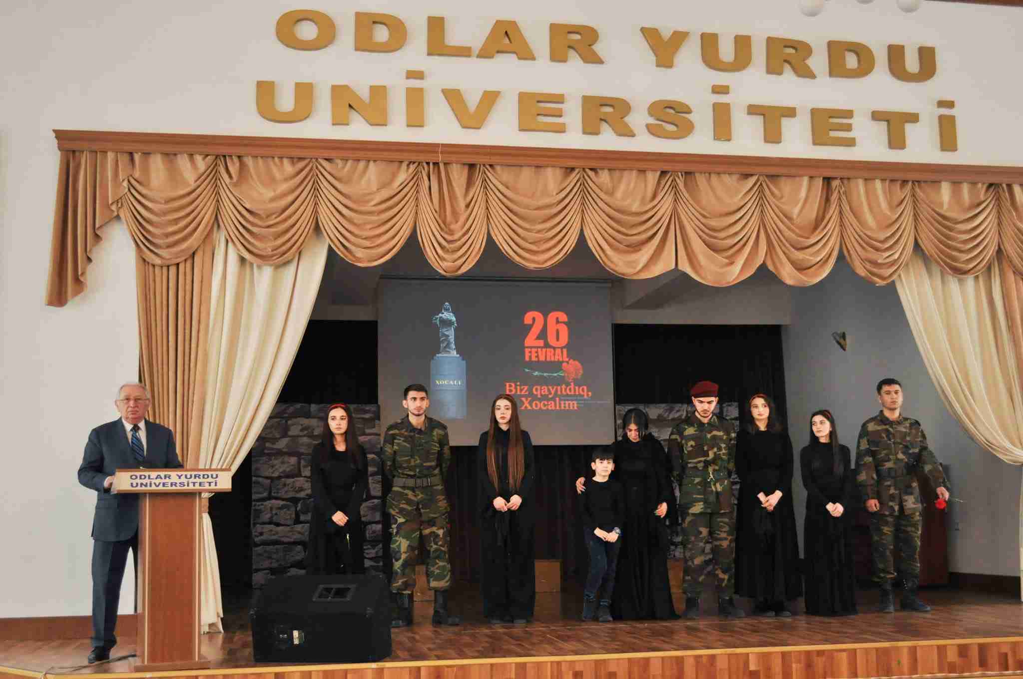 В УОЮ состоялось мероприятие, посвященное 32-й годовщине Ходжалинского геноцида
