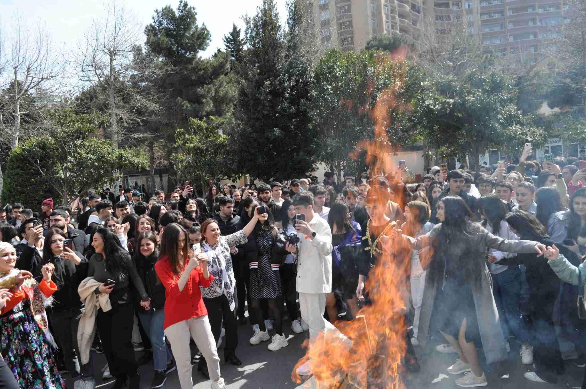A celebration was organized in connection with Nowruz holiday at Odlar Yurdu University