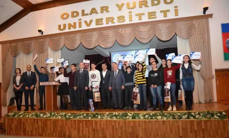 Olimpiyat şampiyonları Odlar Yurdu Üniversitesi'nde ödüllendirildi