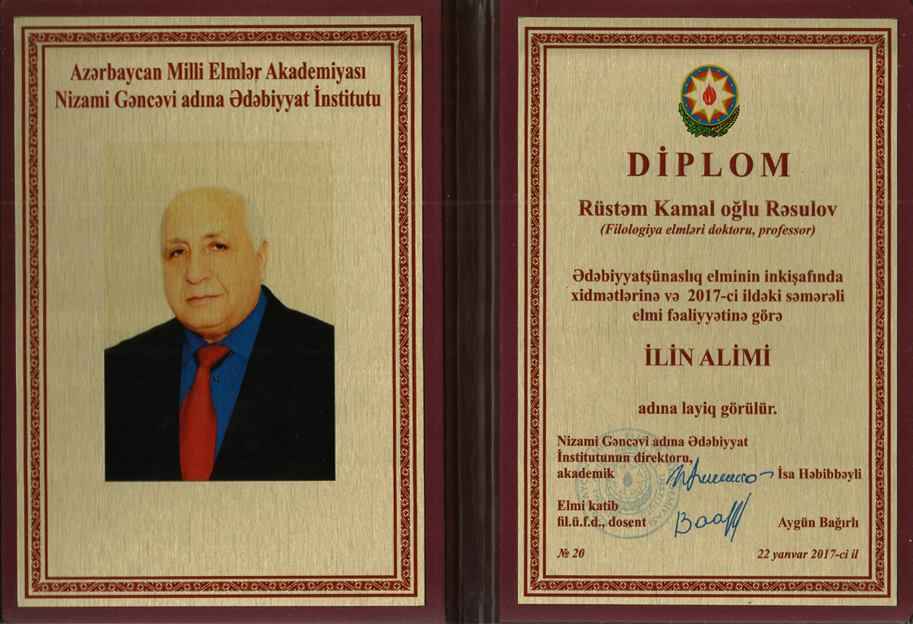 Odlar Yurdu Üniversitesi'nin öğretim üyelerinden biri 'Yılın Alimi' seçildi