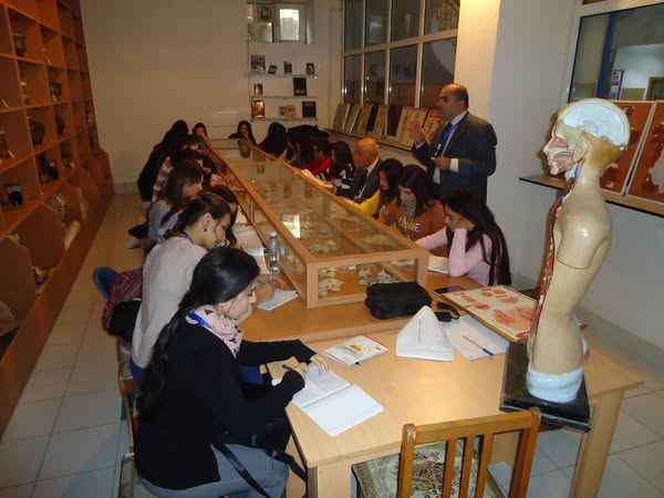 В Музее медицины Университета Одлар Юрду был проведен открытый урок