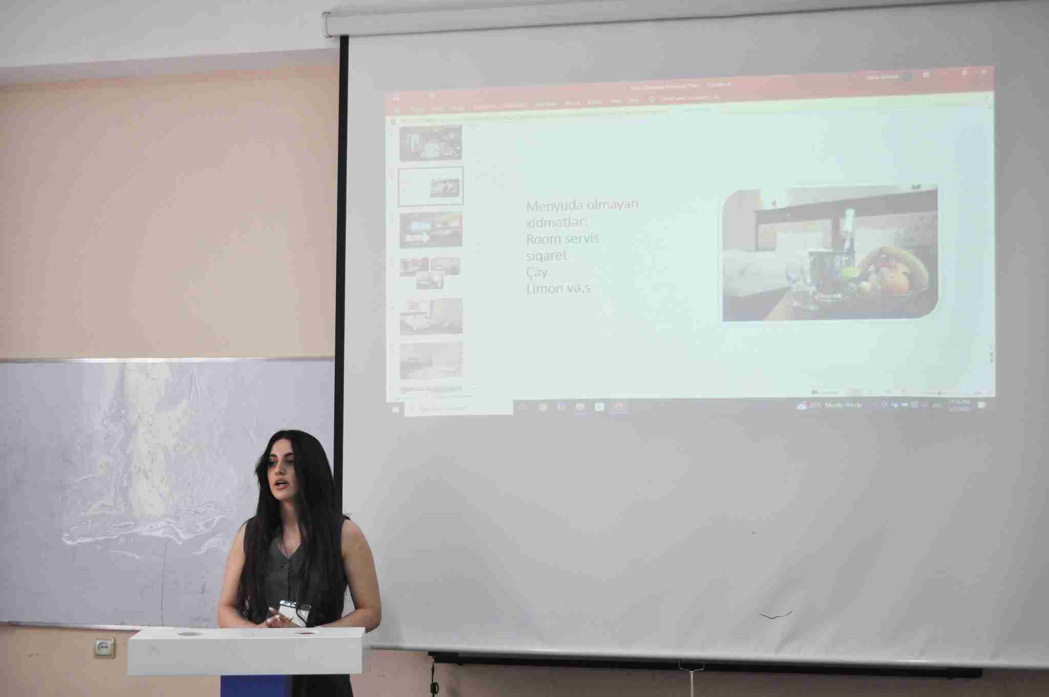 OYU’da “Turizm İşletmeciliği” bölümü öğrencilerinin staj sunumu gerçekleştirildi