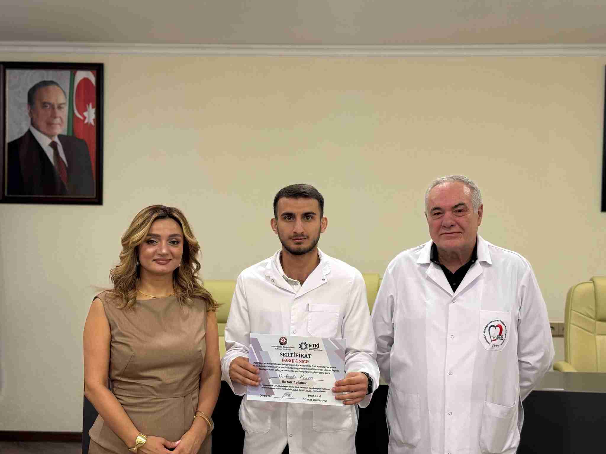 Another achievement of an Odlar Yurdu University student