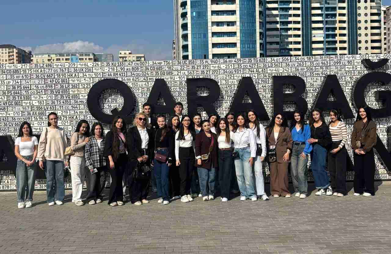 Odlar Yurdu University students visit “Victory Park” and “Military Trophies Park” on the occasion of Victory Day