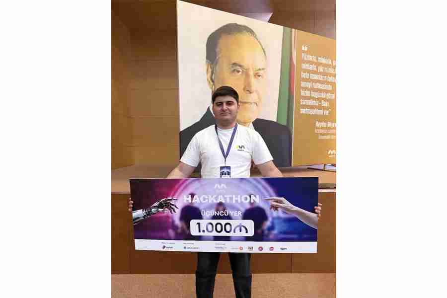 OYU tələbəsi “Baku Metropoliten Hackathon” müsabiqəsində III yerə layiq görülüb