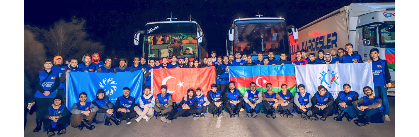 Odlar Yurdu Üniversitesi öğrencileri Türkiye'nin deprem bölgesinde